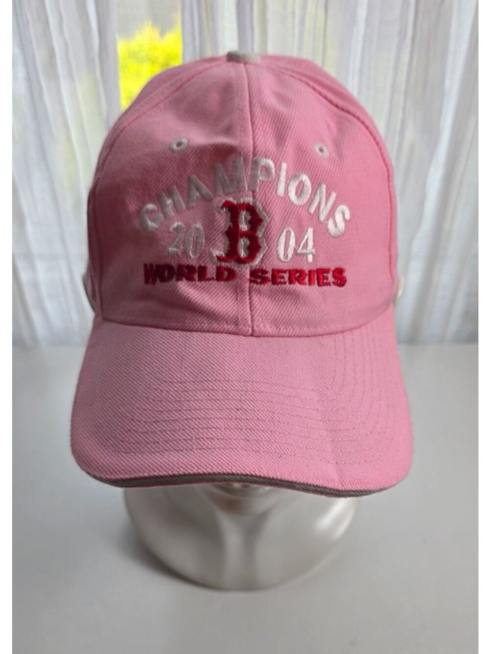 Pink Boston Red Sox 2004 World Series Champions Baseball Cap